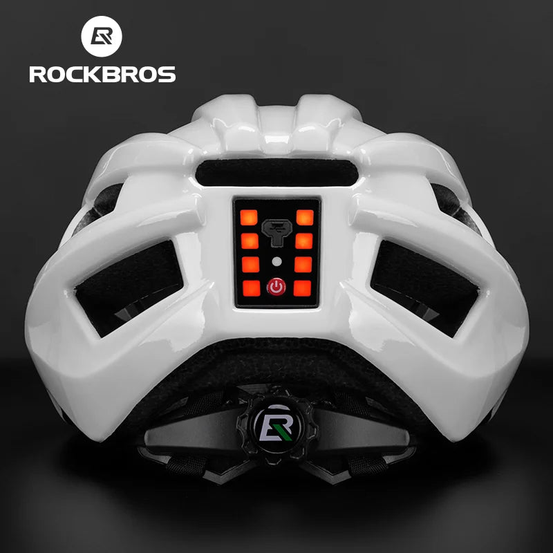 ROCKBROS Bicycle Helmet with LED Rear Light