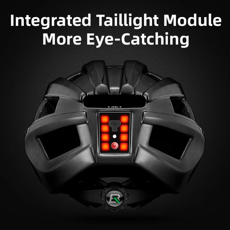ROCKBROS Bicycle Helmet with LED Rear Light