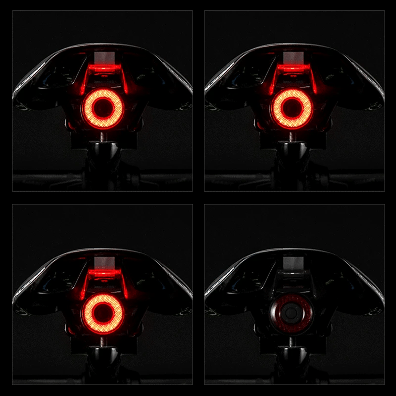ROCKBROS Smart Auto Brake Sensing Bike Taillight LED Light