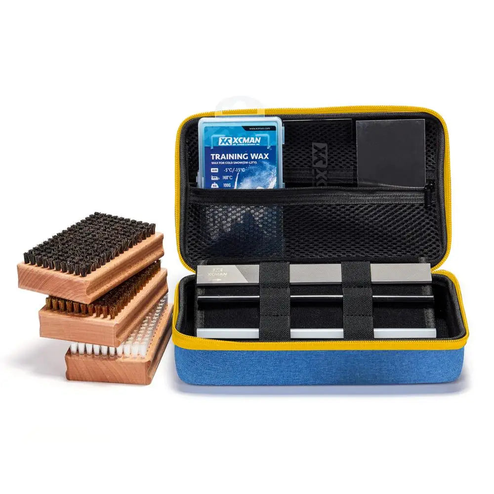 XCMAN Ski Snowboard Waxing And Tuning Brush Kit Set