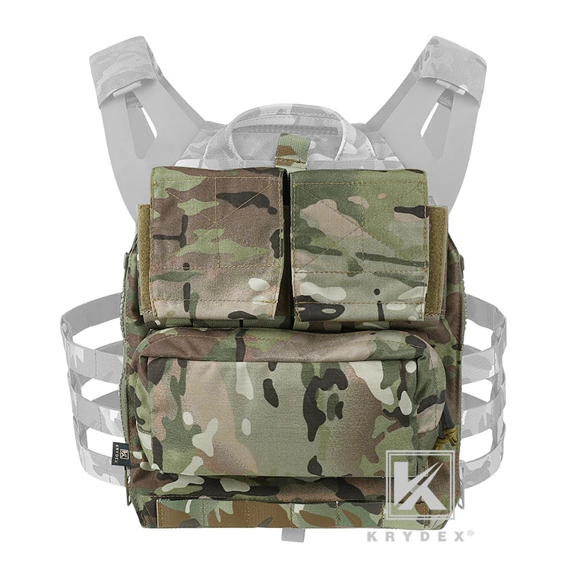 KRYDEX Tactical Zip-On Panel Backpack for Plate Carrier Vest