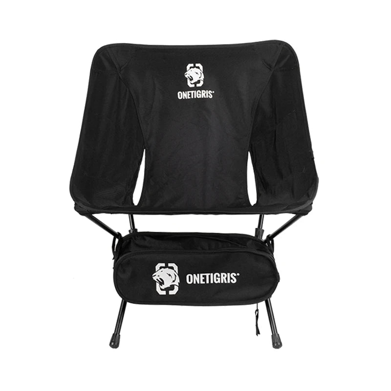 OneTigris Multicam Portable Camping Chair Foldable Outdoor Chair for Hiking Fishing and Gardening