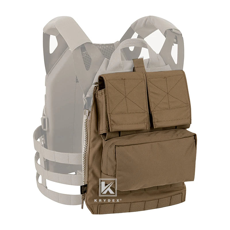KRYDEX Tactical Zip-On Panel Backpack for Plate Carrier Vest