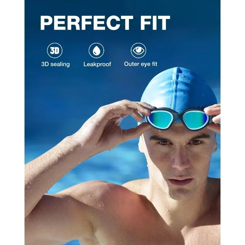 ZIONOR G1 Polarized Swimming Goggles for Unisex Adults