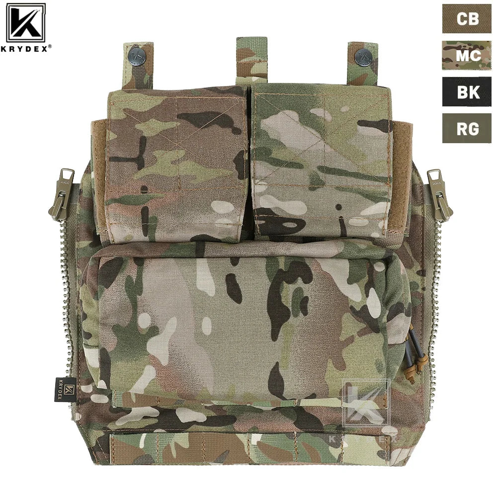 KRYDEX Tactical Zip-On Panel Backpack for Plate Carrier Vest