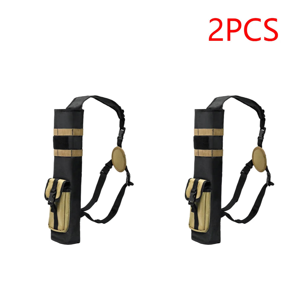 Lightweight Archery Quiver with Molle Pocket Adjustable Arrow Holder for Target Shooting
