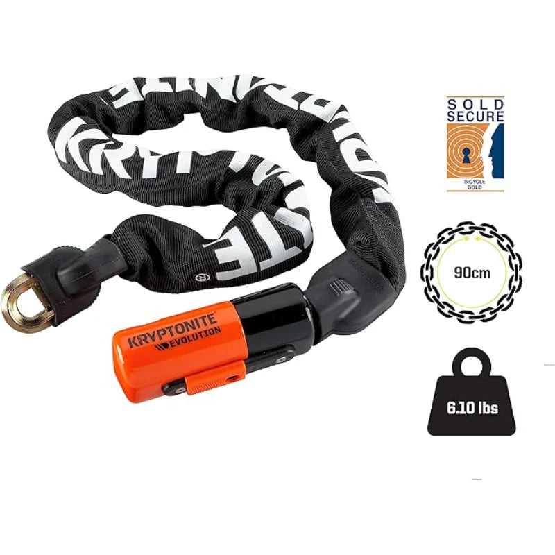 YTYIN Heavy Duty Kryptonite Evolution Mini Bike Chain Lock