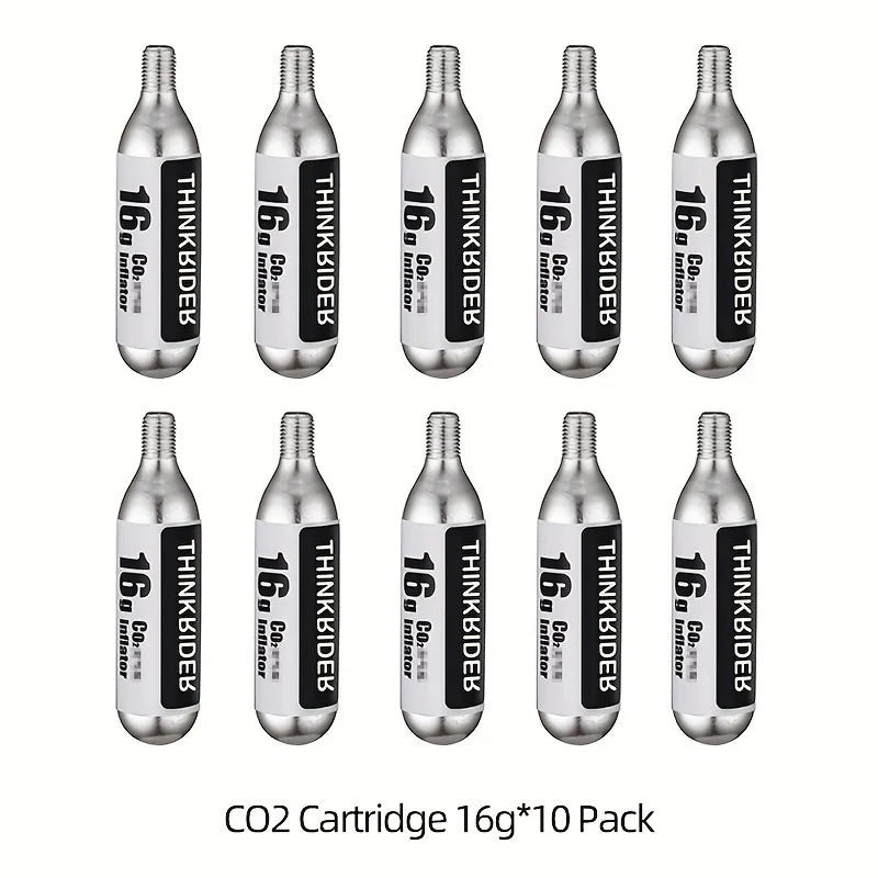 ThinkRider 16g Threaded CO2 Cartridges for Bike Tires