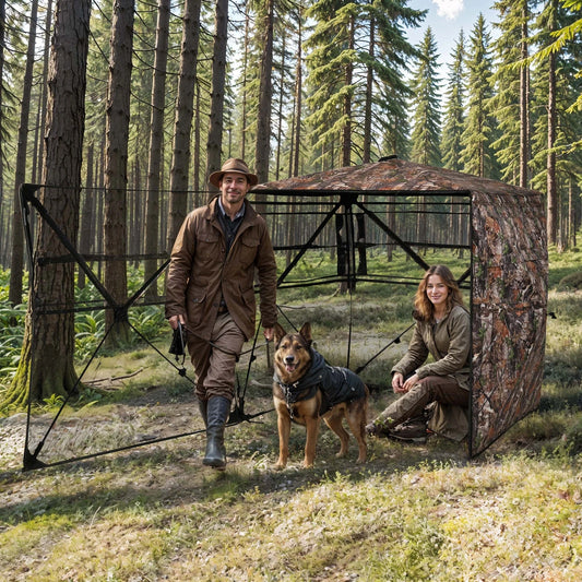 CN Hunting Blind with 360 Degree View for 3 Persons