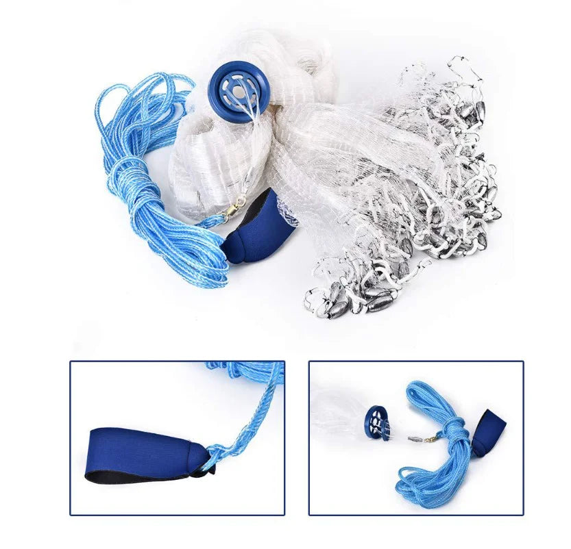 Hign-concerned Hand Cast Net Nylon Monofilament Fishing Net