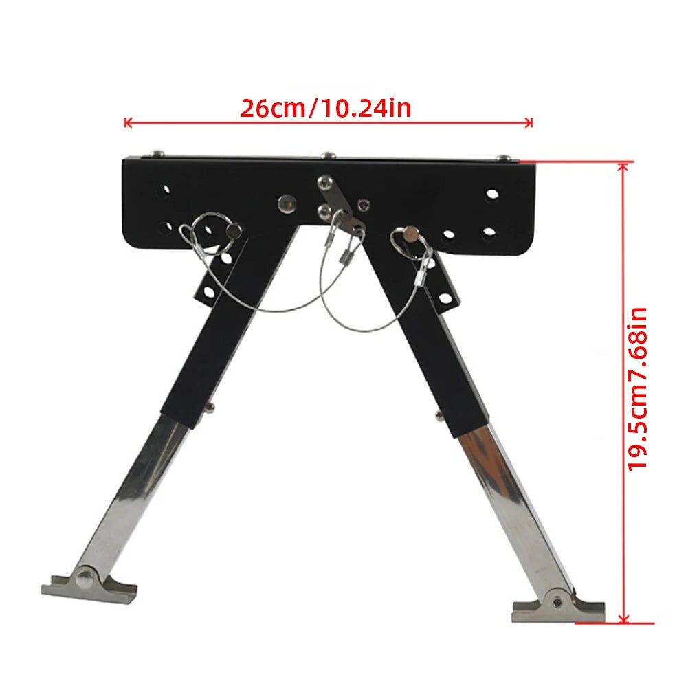 RV Folding Step Board Bracket Adjustable Steel Stabilizer Tool