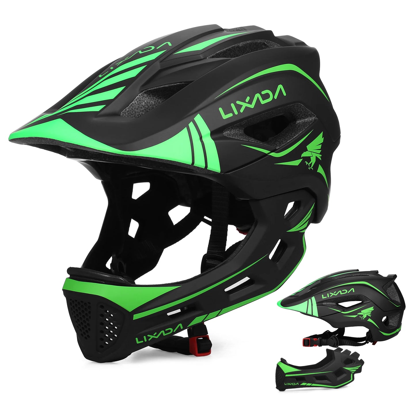 Lixada Kids Detachable Full Face Helmet for Sports Safety
