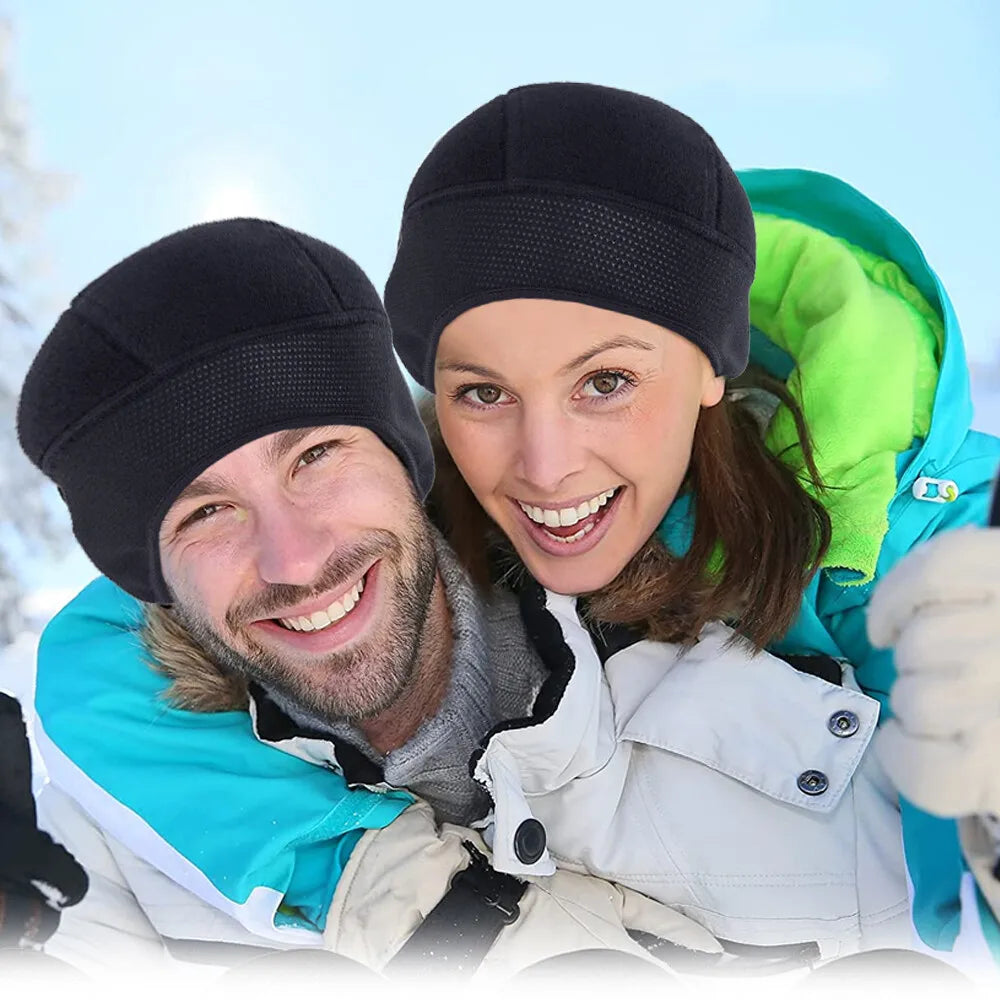 CN Thermal Fleece Windproof Ski Hat Beanie for Adults