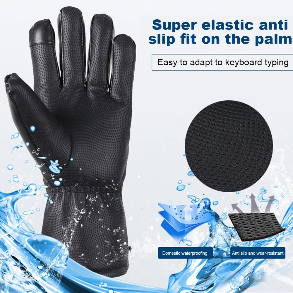 Rechargeable Heated Gloves for Men and Women Winter Thermal Touchscreen Skiing and Hiking