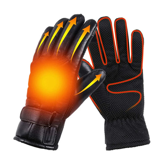 JoceStyle Motorcycle Heated Gloves Waterproof Winter Thermal Gear