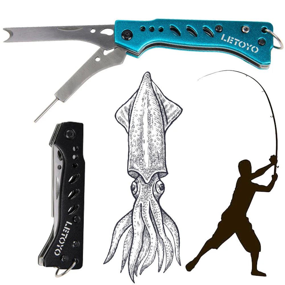 Hignconcerned Stainless Squid Knife 2 In 1 Octopus Cutter