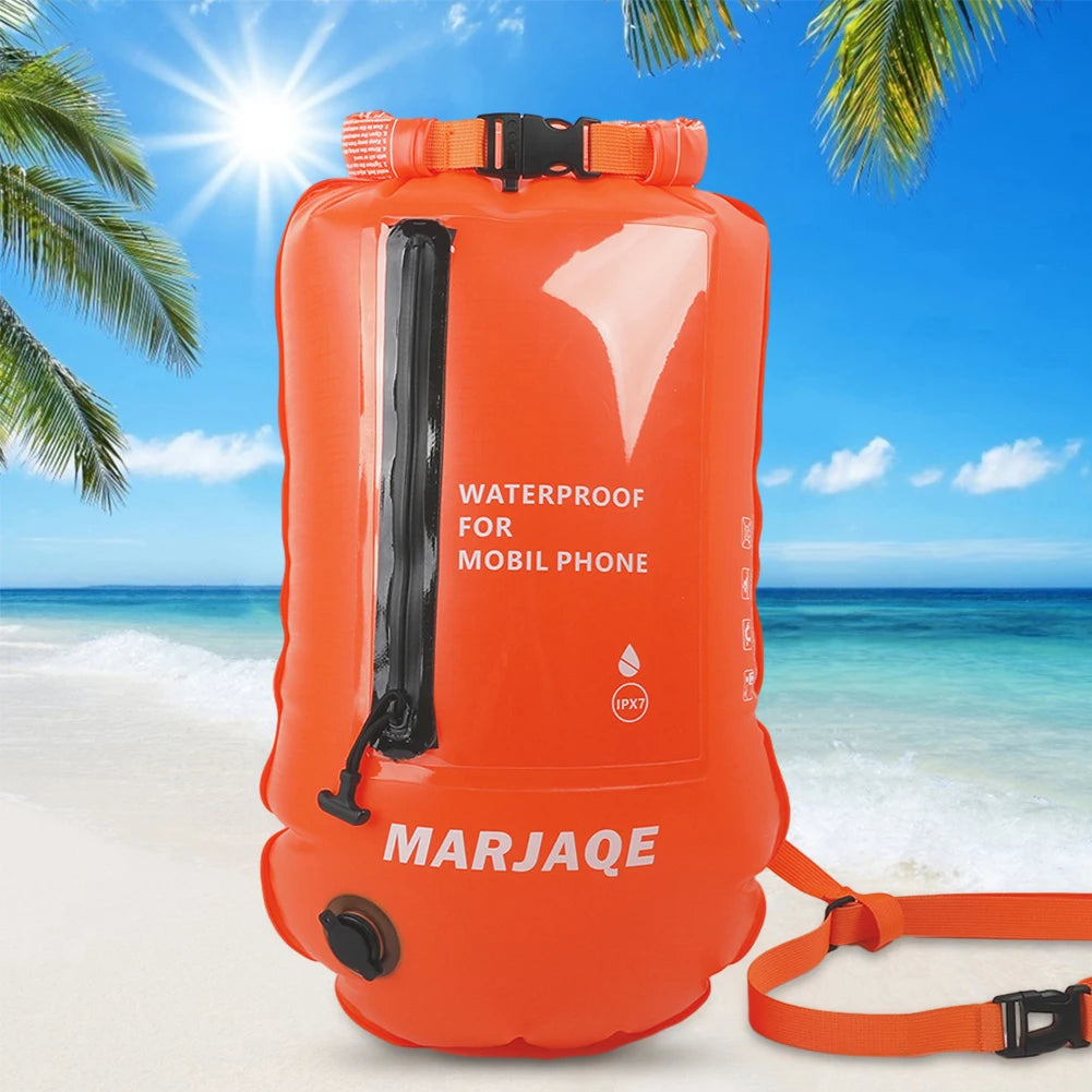 APWIKOGER 20L Waterproof Inflatable Life Saving Drift Bag
