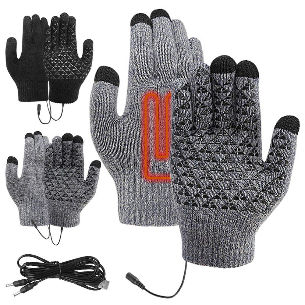 Shunmaii Electric Heated Touch Screen Gloves for Outdoor Use