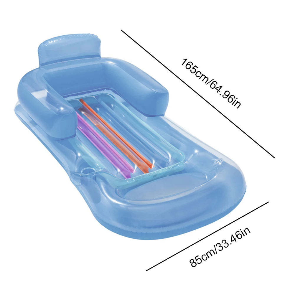 Inflatable Water Sports Floating Seat Multifunctional Portable Summer Pool Accessory