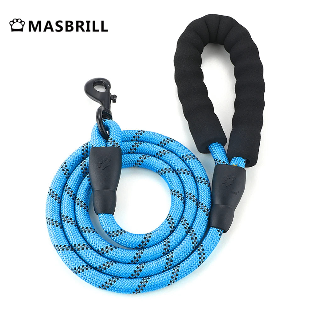 MASBRILLCN Nylon Adjustable No Pull Reflective Dog Harness
