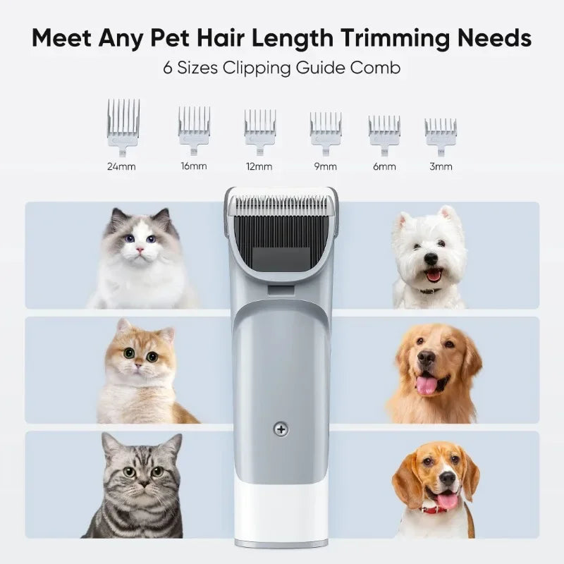 EDX Dog Grooming Kit with Pet Hair Vacuum