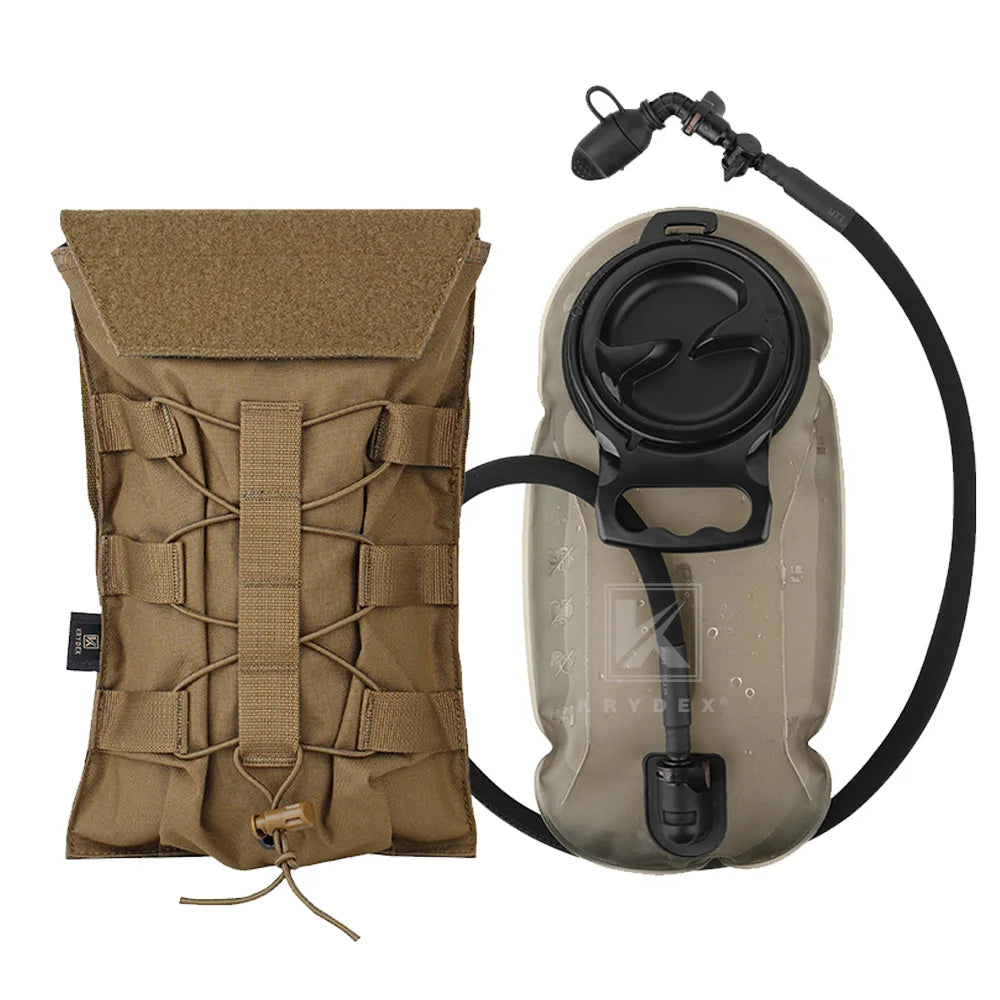 KRYDEX Tactical Hydration Carrier Pouch with Water Bladder