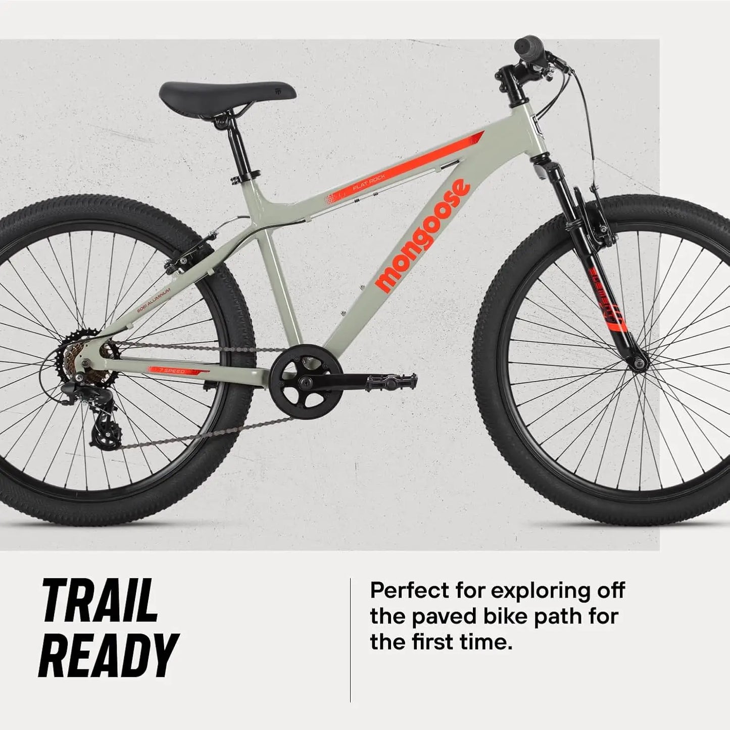 21-Speed Hardtail Mountain Bike with Front Suspension for Men Women and Kids 24 to 29-Inch Wheels