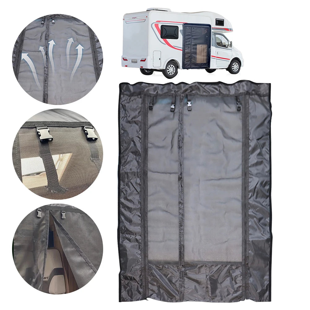 Alloyseed Magnetic Caravan Door Curtain Insect Mosquito Screen