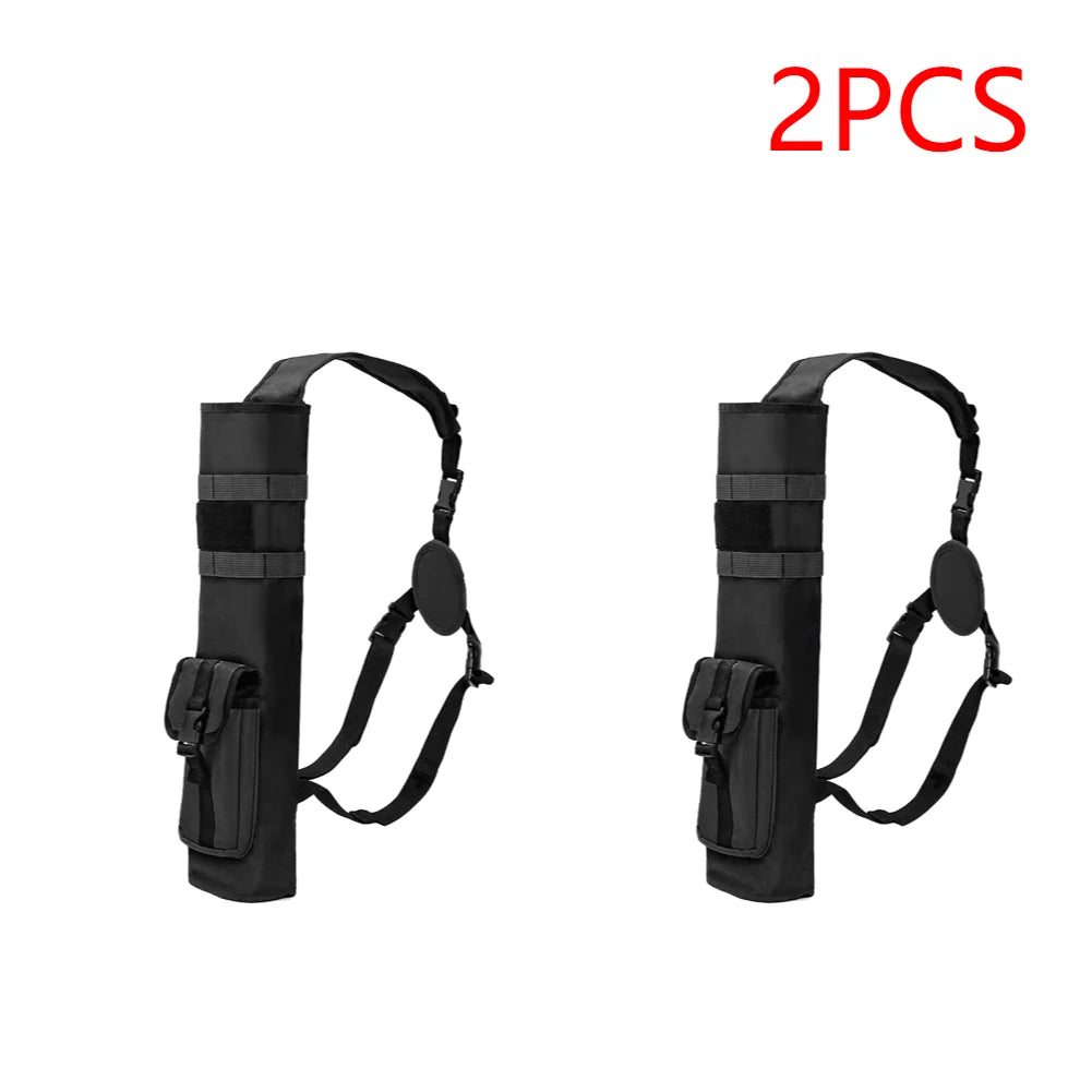 Lightweight Archery Quiver with Molle Pocket Adjustable Arrow Holder for Target Shooting