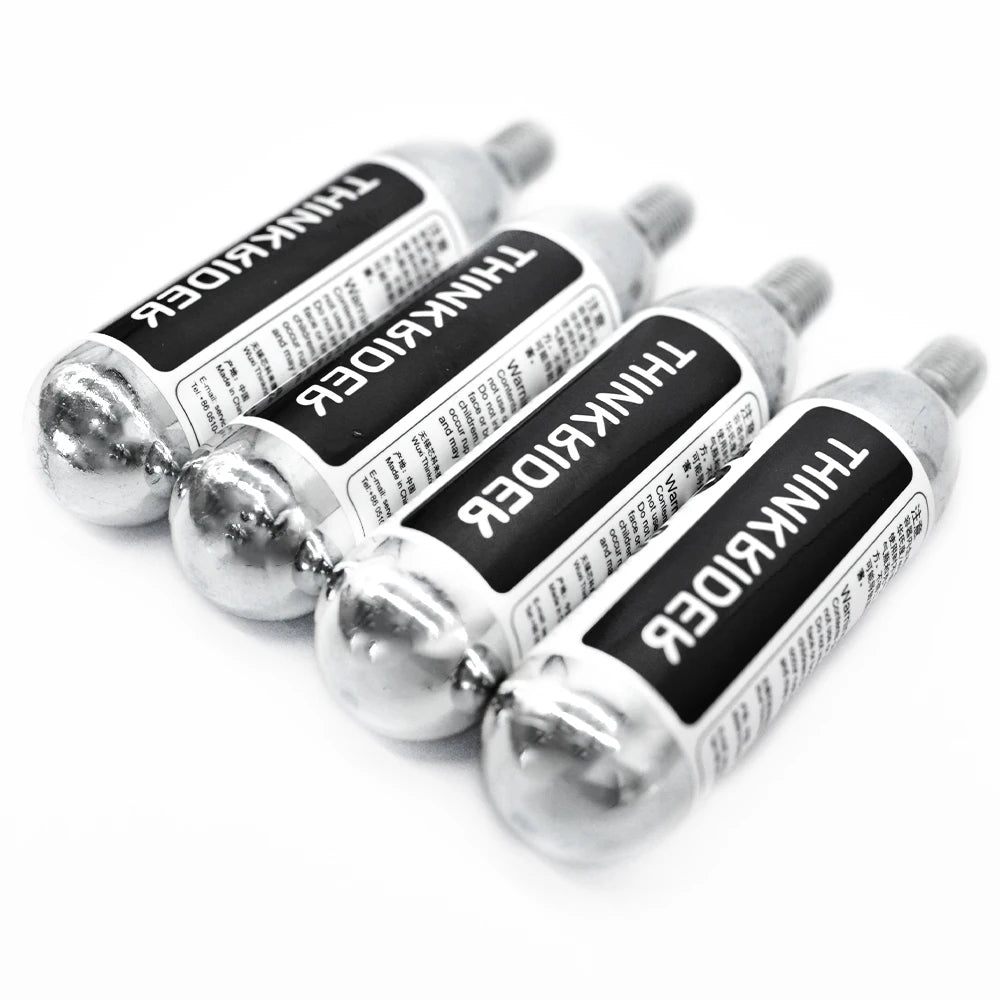 ThinkRider 16g Threaded CO2 Cartridges for Bike Tires