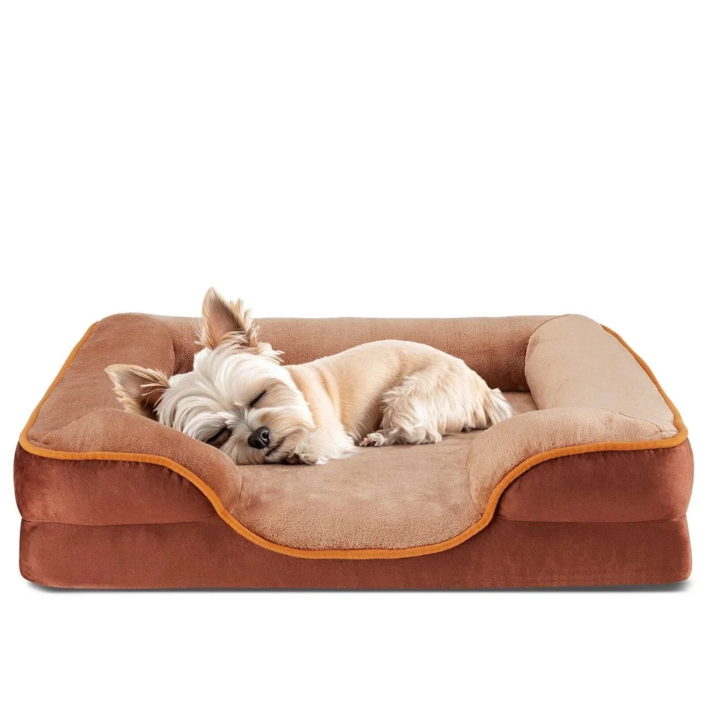 Fujian Waterproof Memory Foam Dog Bed with Removable Cover