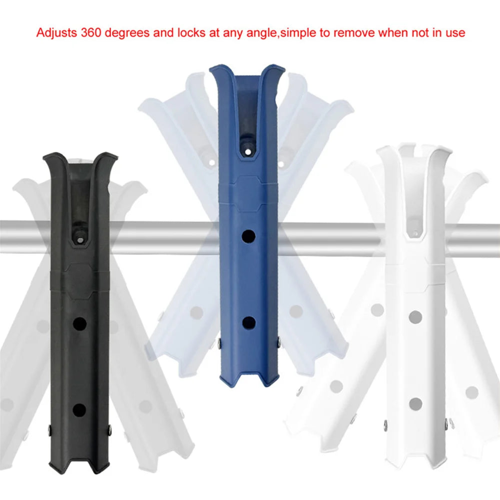 Fishing Pole Holder Adjustable Plastic Rod Holder Bracket