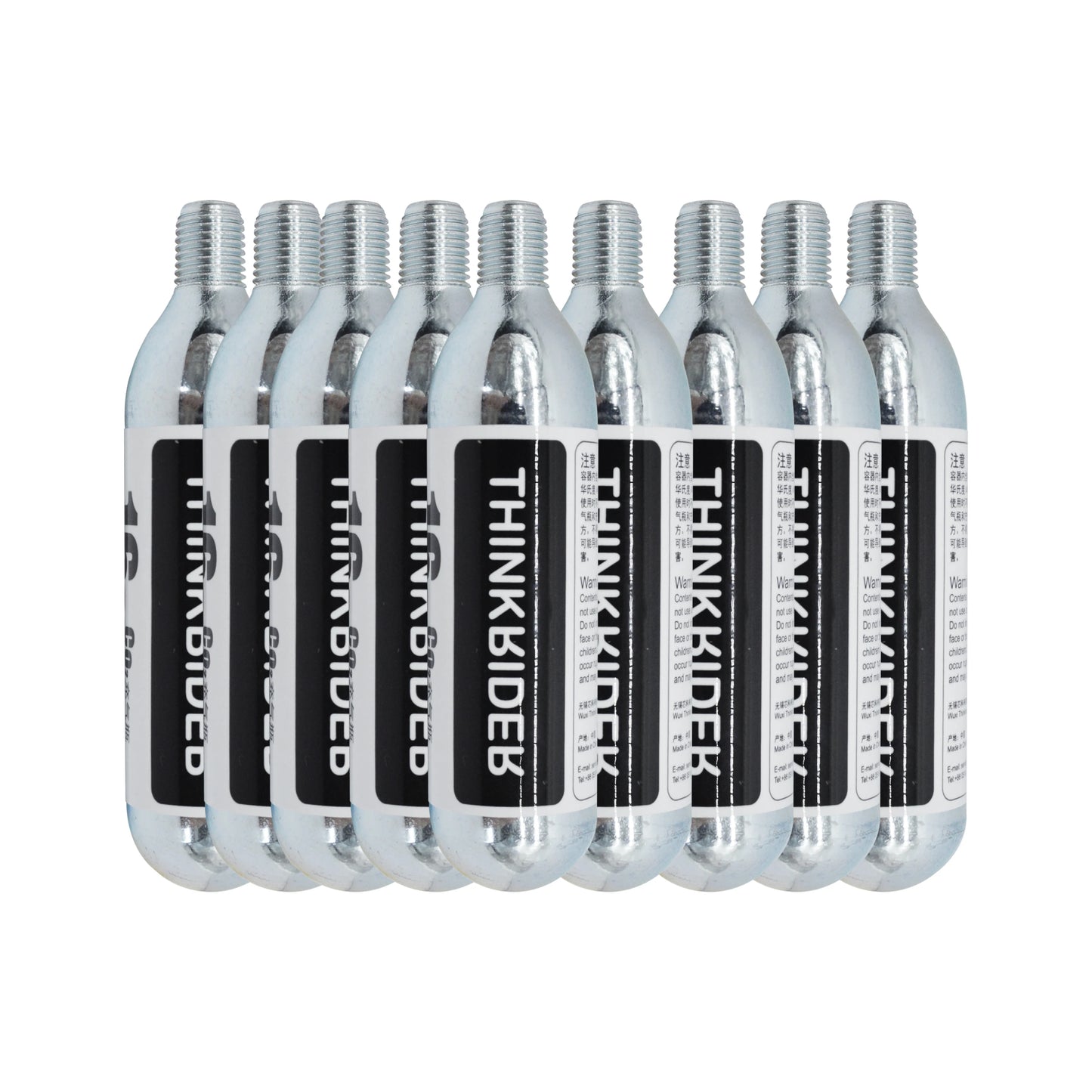 ThinkRider 16g Threaded CO2 Cartridges for Bike Tires