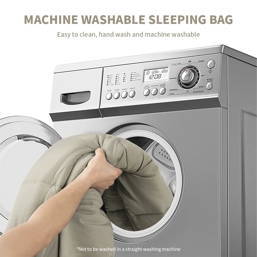 Naturehike Lightweight M180 M300 Double Camping Sleeping Bag Machine Washable Winter Comfort