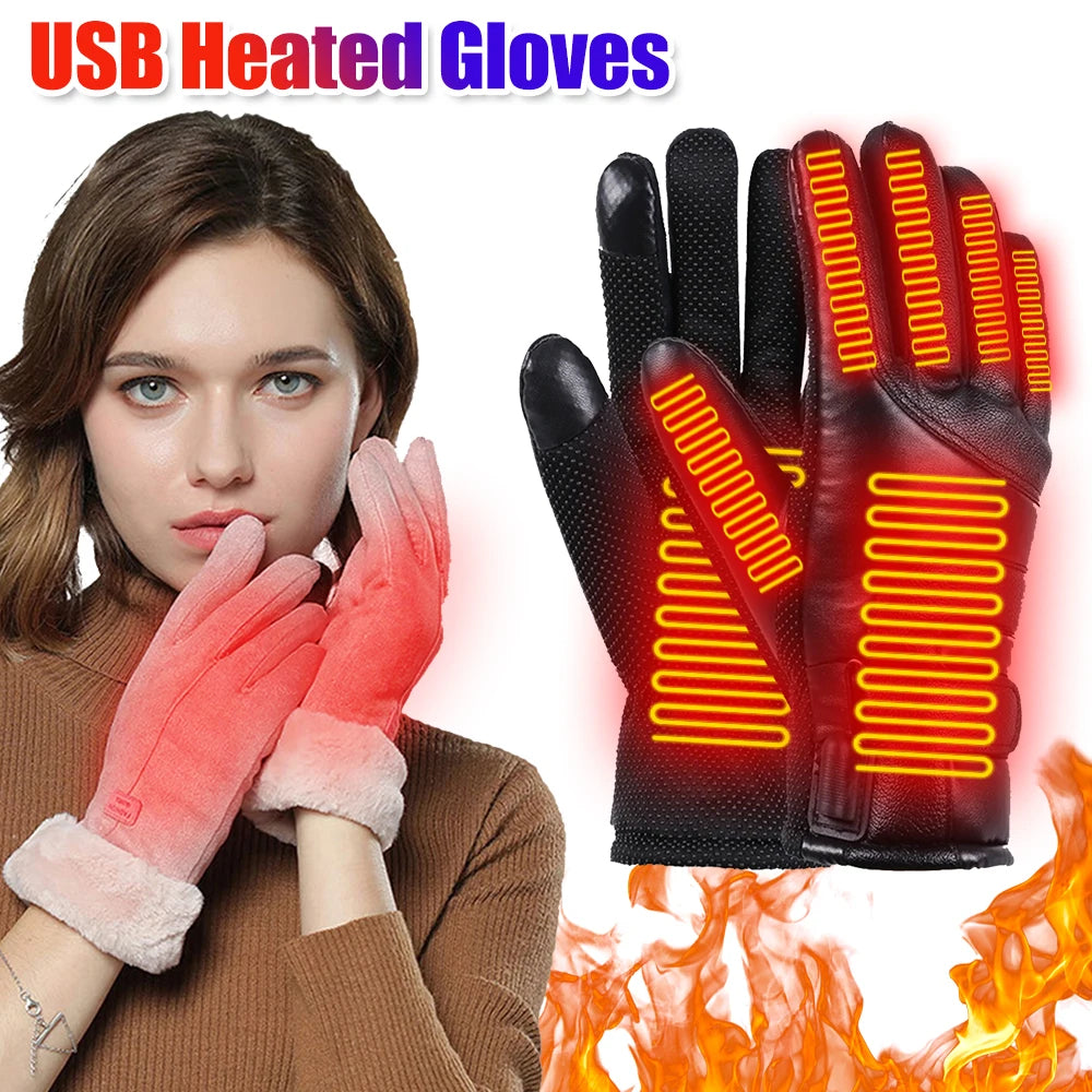 SUNDICK Electric Heating Gloves for Winter Skiing and Snowboarding