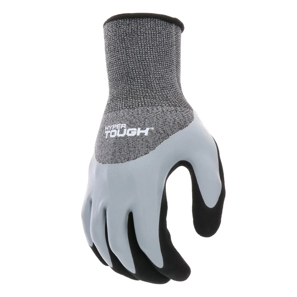 XMSJ Double Dipped Latex Work Gloves 2 Pack