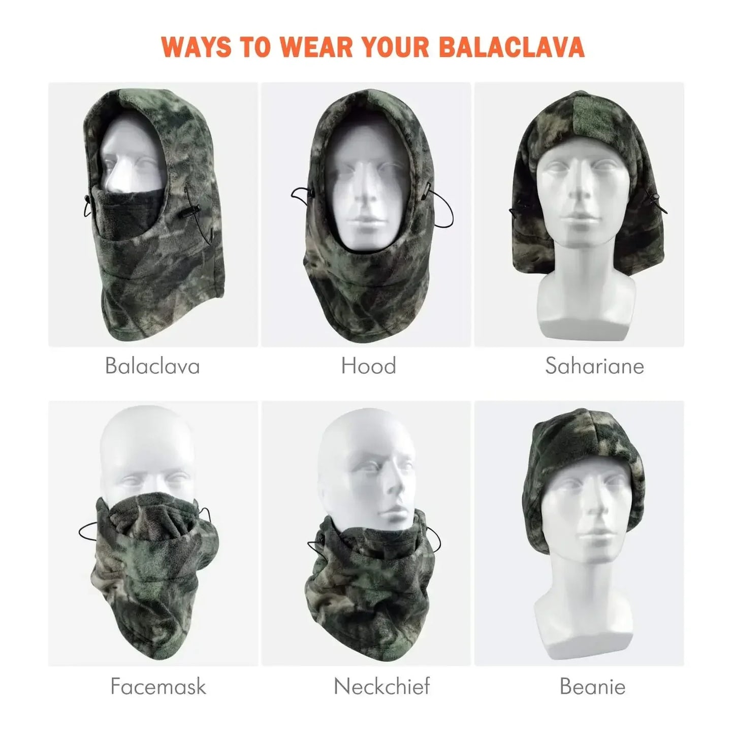 Guangdong Winter Balaclava Thermal Fleece Ski Mask Outdoor