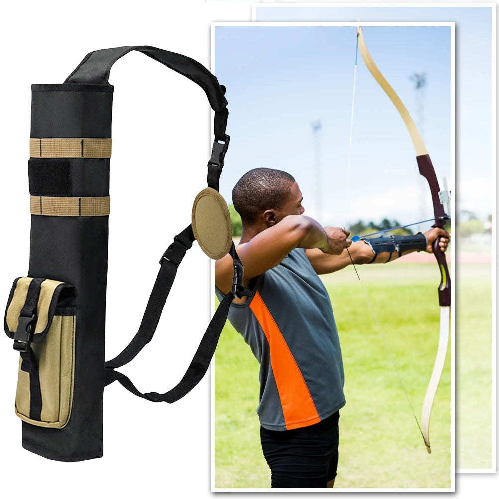 Archery Quiver With Molle System Pocket For Target Shooting