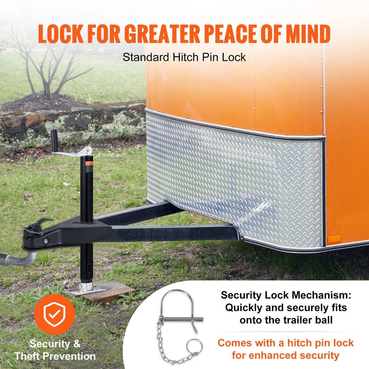 VEVOR 8000 Pounds A-Frame Trailer Coupler for Towing