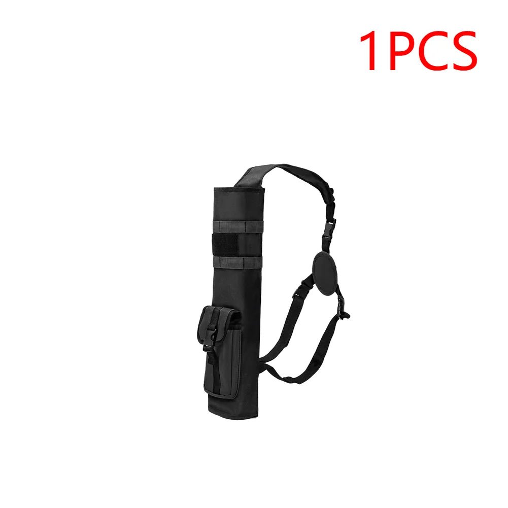 Lightweight Archery Quiver with Molle Pocket Adjustable Arrow Holder for Target Shooting