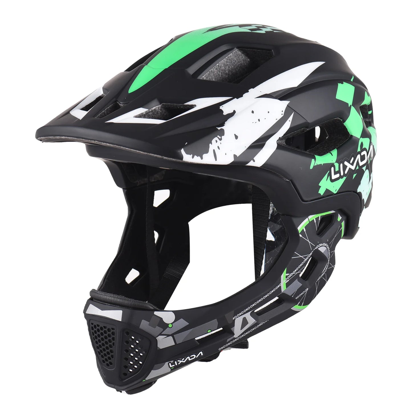 Kids Cycle Helmet Detachable Full Face Adjustable Helmet