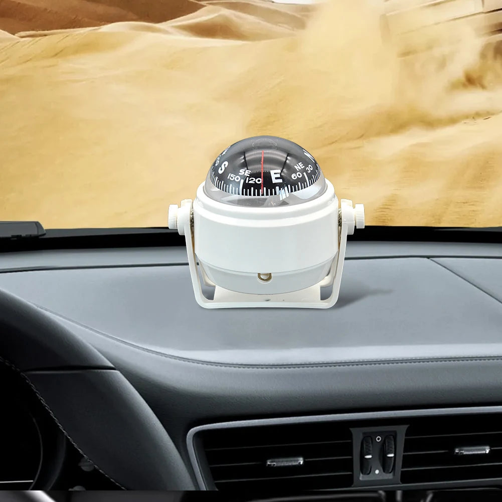 APWIKOGER Ball Shaped Marine Compass Pivoting Navigation
