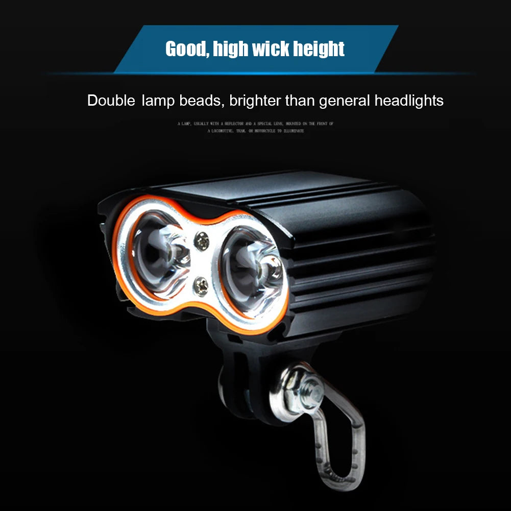 VODOOL LED Bike Headlight Aluminum Alloy Front Lamp 800LM