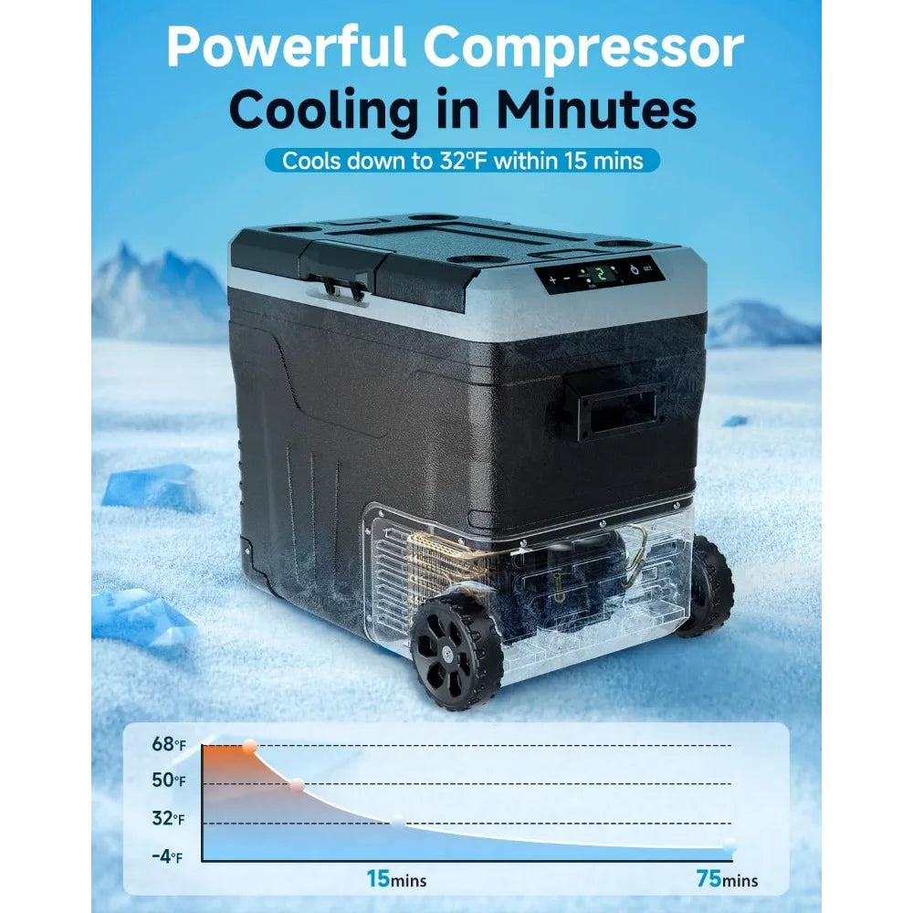 Portable 12 Volt Refrigerator Electric Cooler by NoEnName