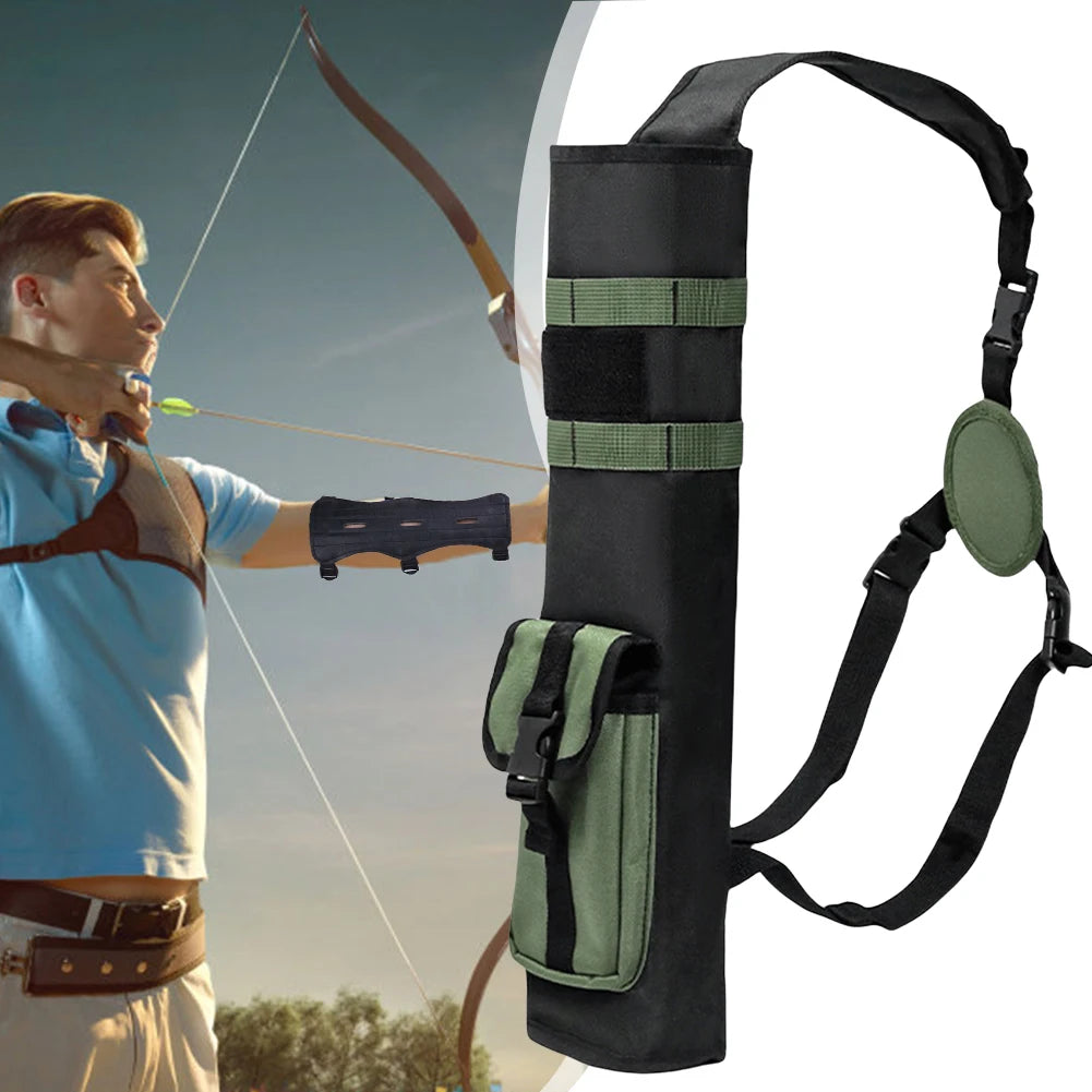 Archery Quiver With Molle System Pocket For Target Shooting