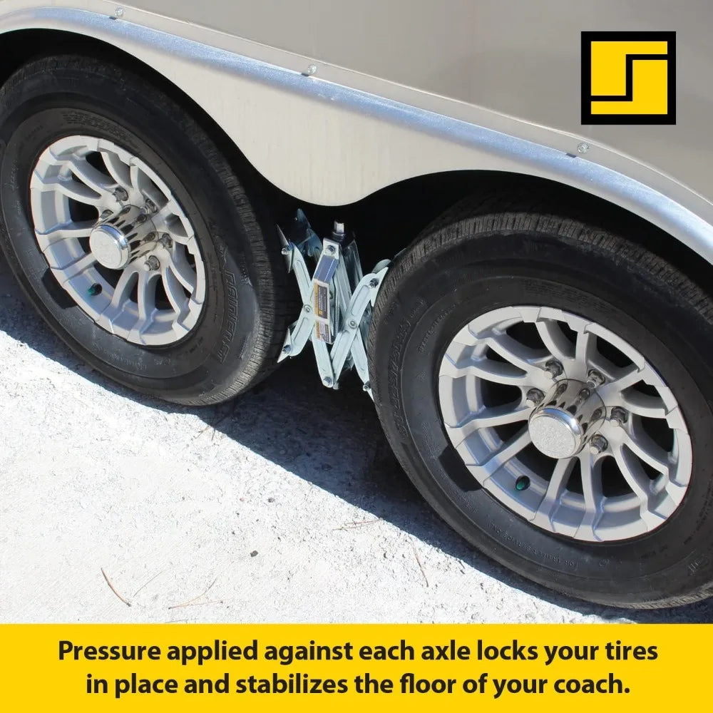 Relia Tandem Axle T-Chock Heavy Duty RV Wheel Chocks