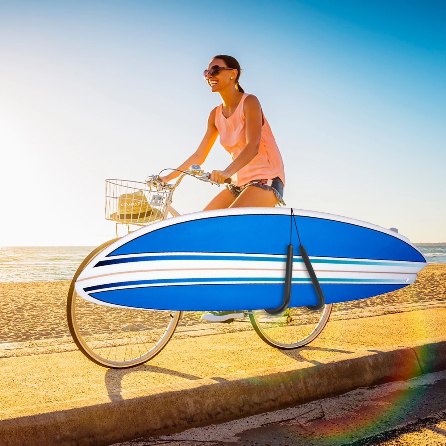 America Wildlife Surfboard Rack Aluminum Carrier For Bicycle
