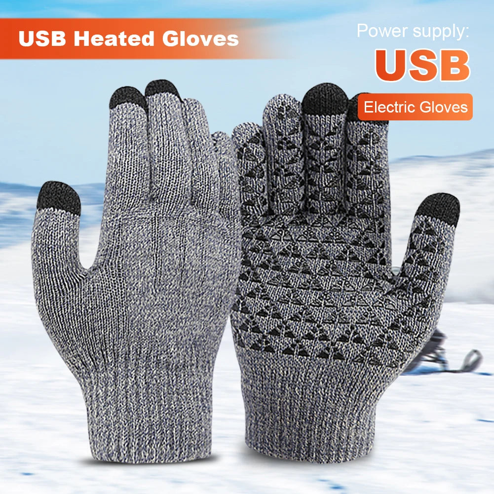 Shunmaii Electric Heated Touch Screen Gloves for Outdoor Use