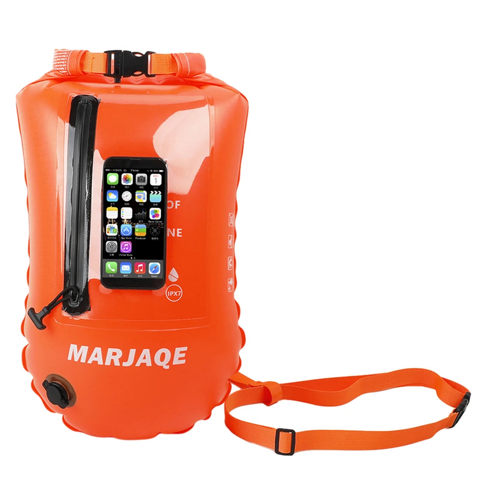 APWIKOGER 20L Waterproof Inflatable Life Saving Drift Bag