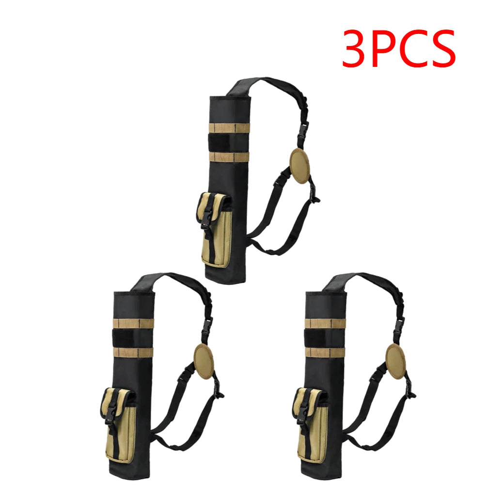 Lightweight Archery Quiver with Molle Pocket Adjustable Arrow Holder for Target Shooting